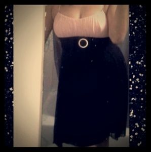 Evening or casual mini dress .